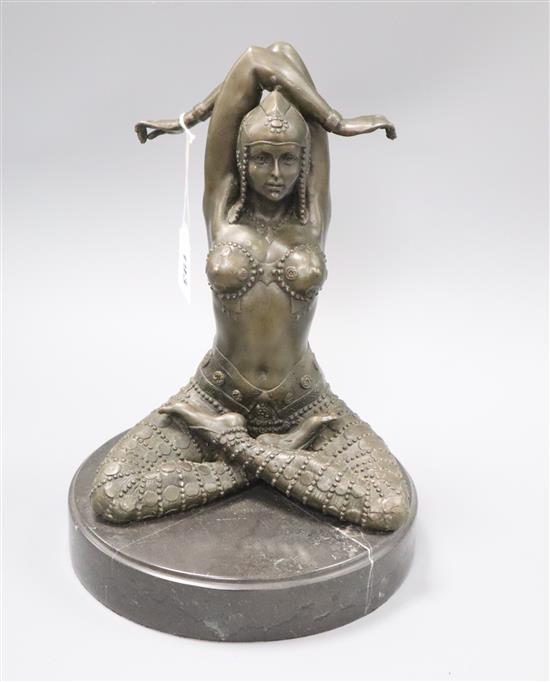 An Art Deco style bronze figure